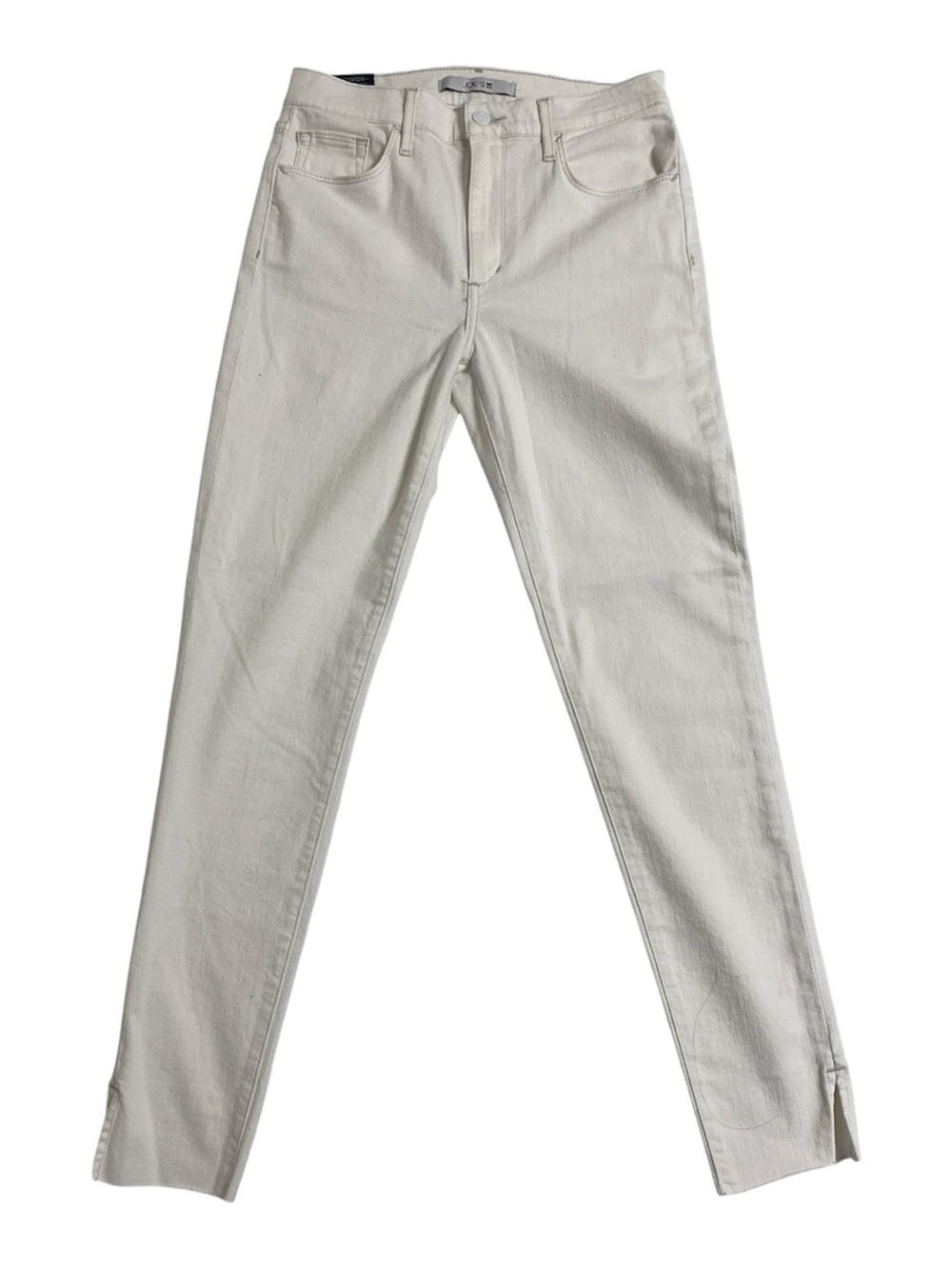Joe's Jeans Size 28 The Flawless High-Rise Skinny White Jeans with Ankle Slits